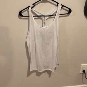 Blacks tank top with beaded back